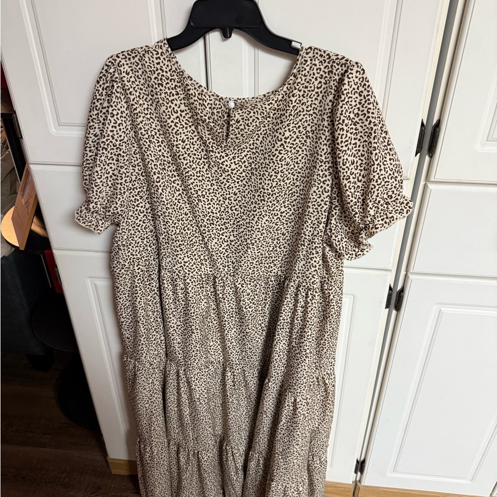 Leopard Print Women's Dress